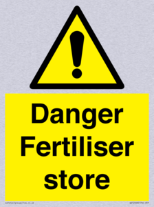Danger Fertiliser store